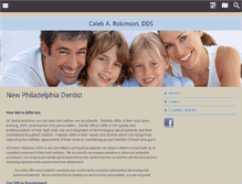 Tablet Screenshot of calebarobinsondds.com